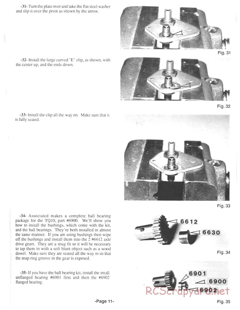 Team Associated - TQ10 Graphite - Manual - Page 13