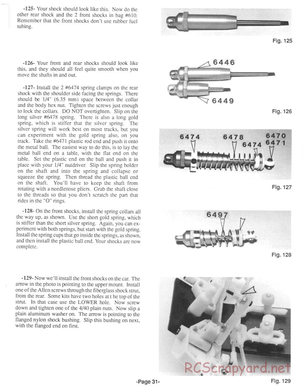 Team Associated - TQ10 Graphite - Manual - Page 33