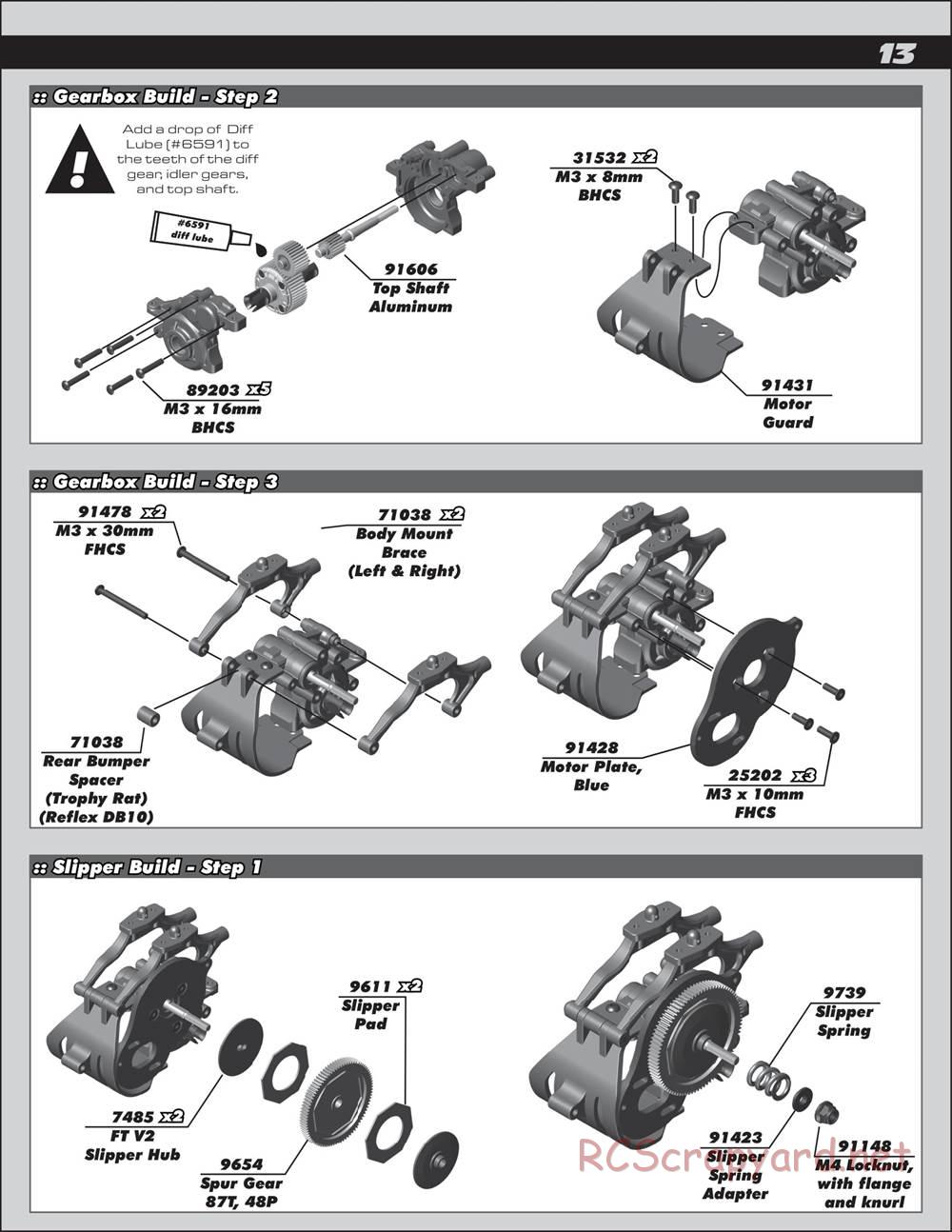 Team Associated - Trophy Rat - Manual - Page 13