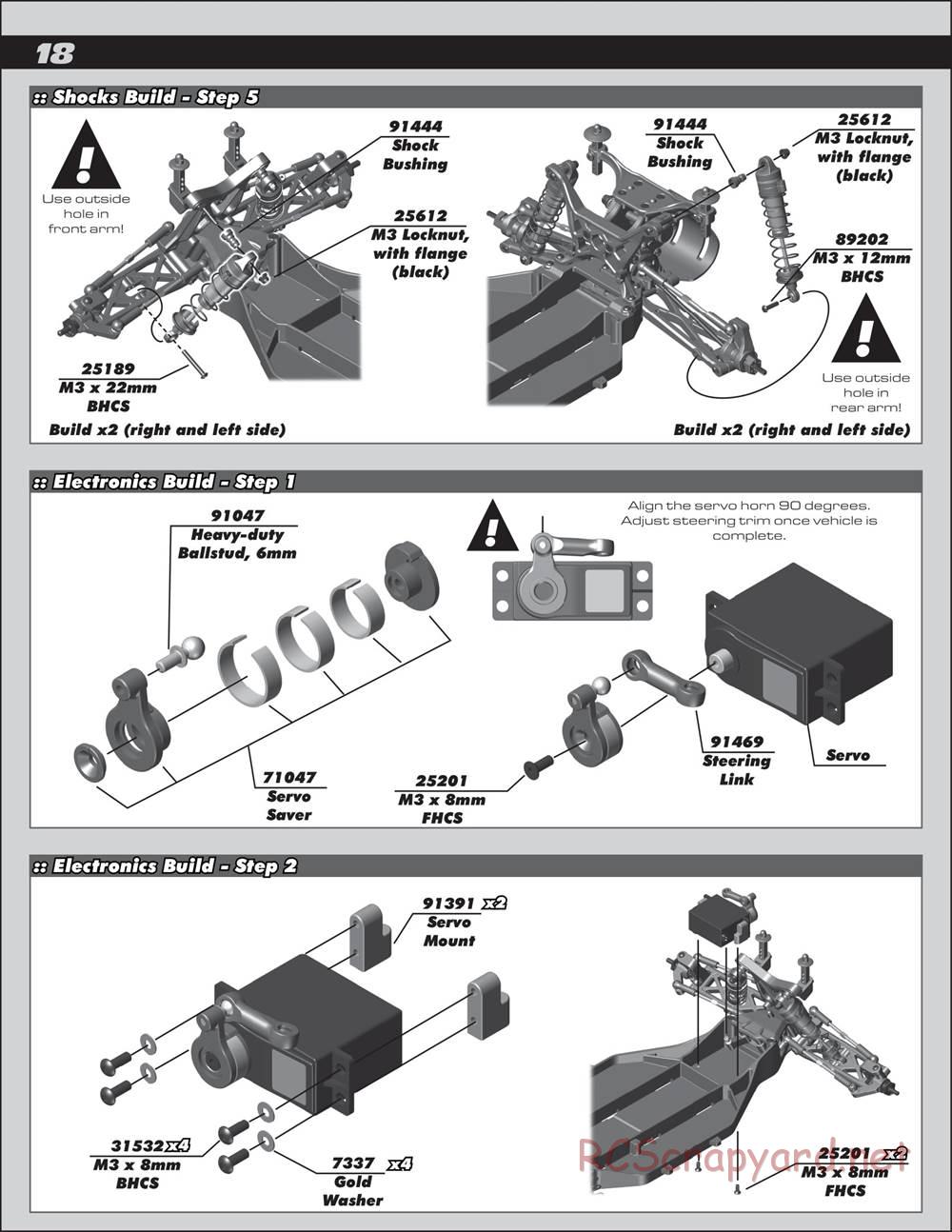 Team Associated - Trophy Rat - Manual - Page 18