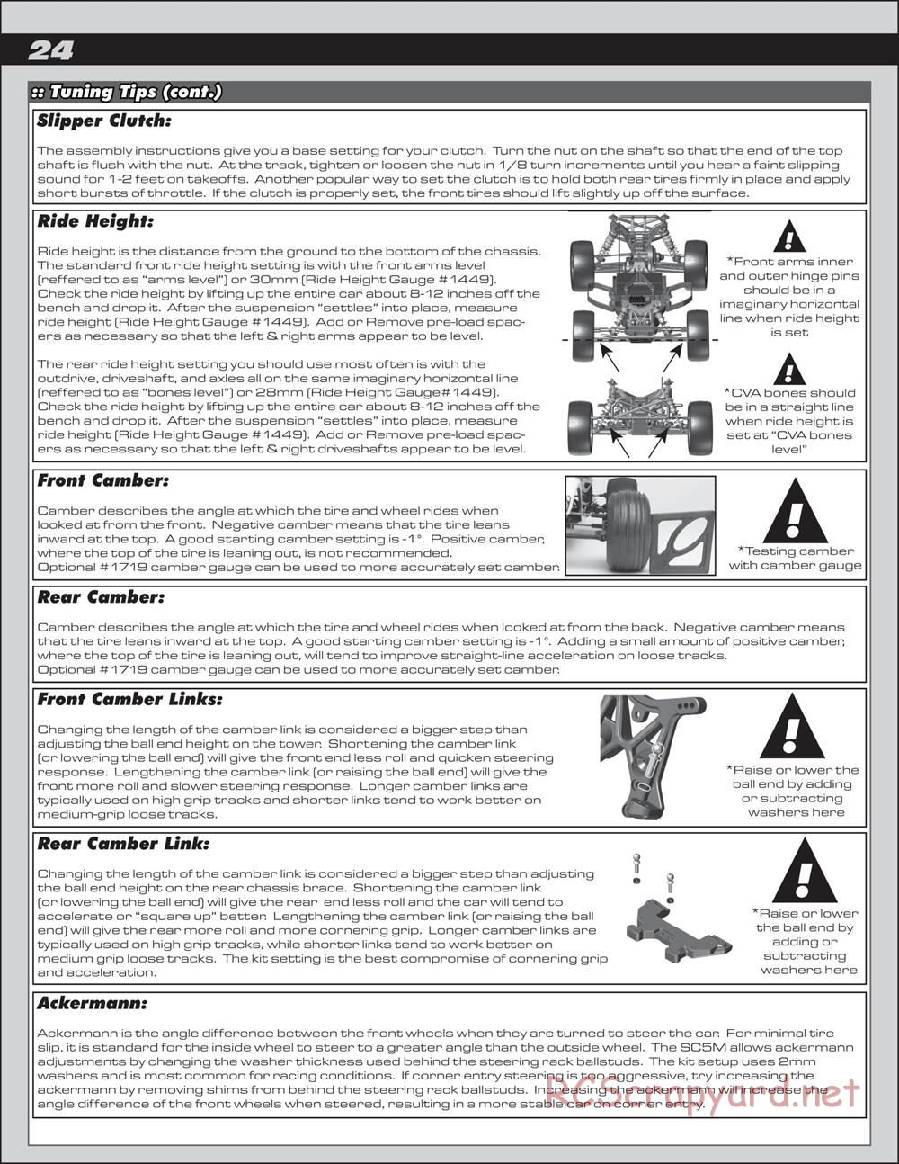 Team Associated - Trophy Rat - Manual - Page 24