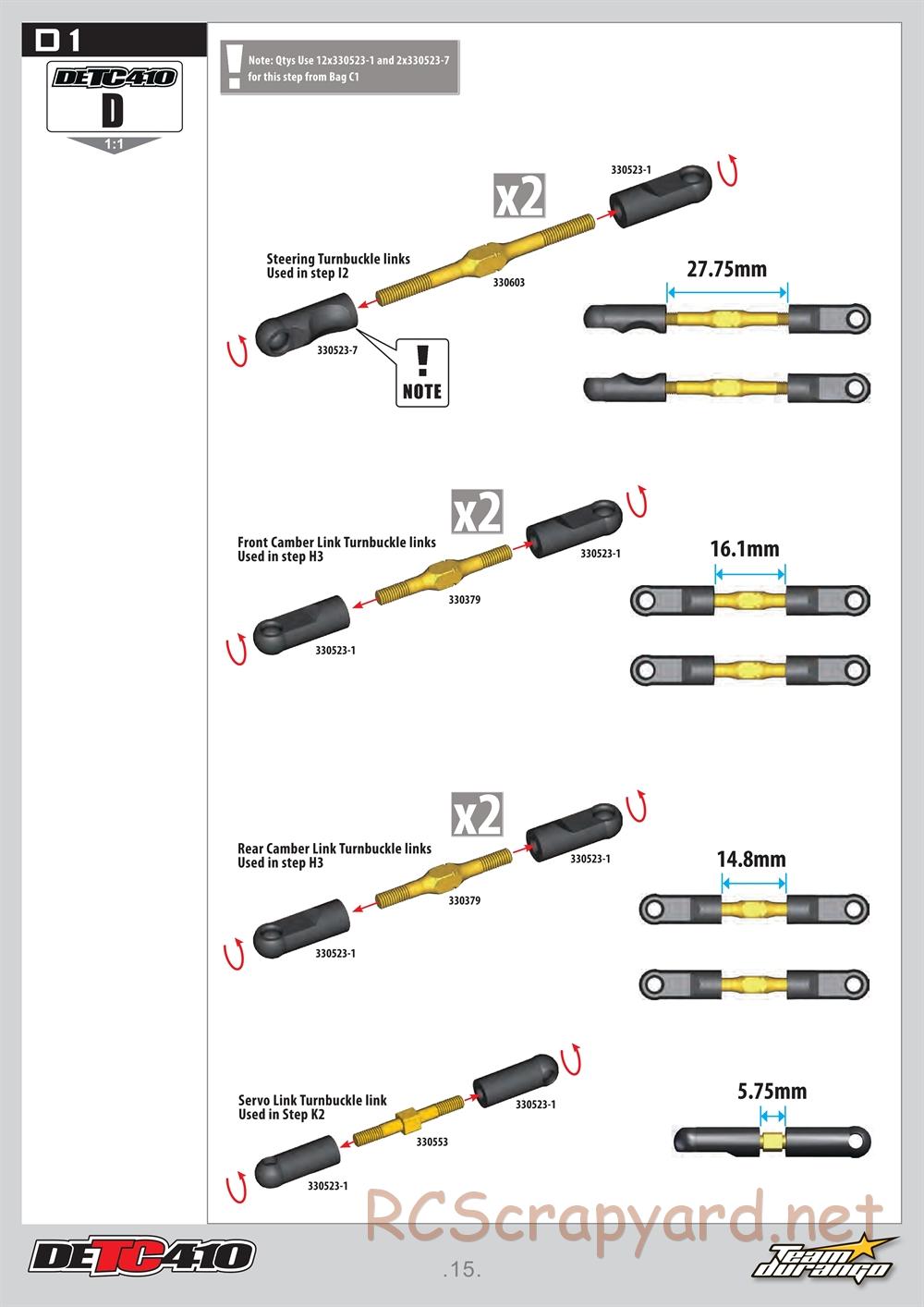 Durango - DETC410 - Manual - Page 15
