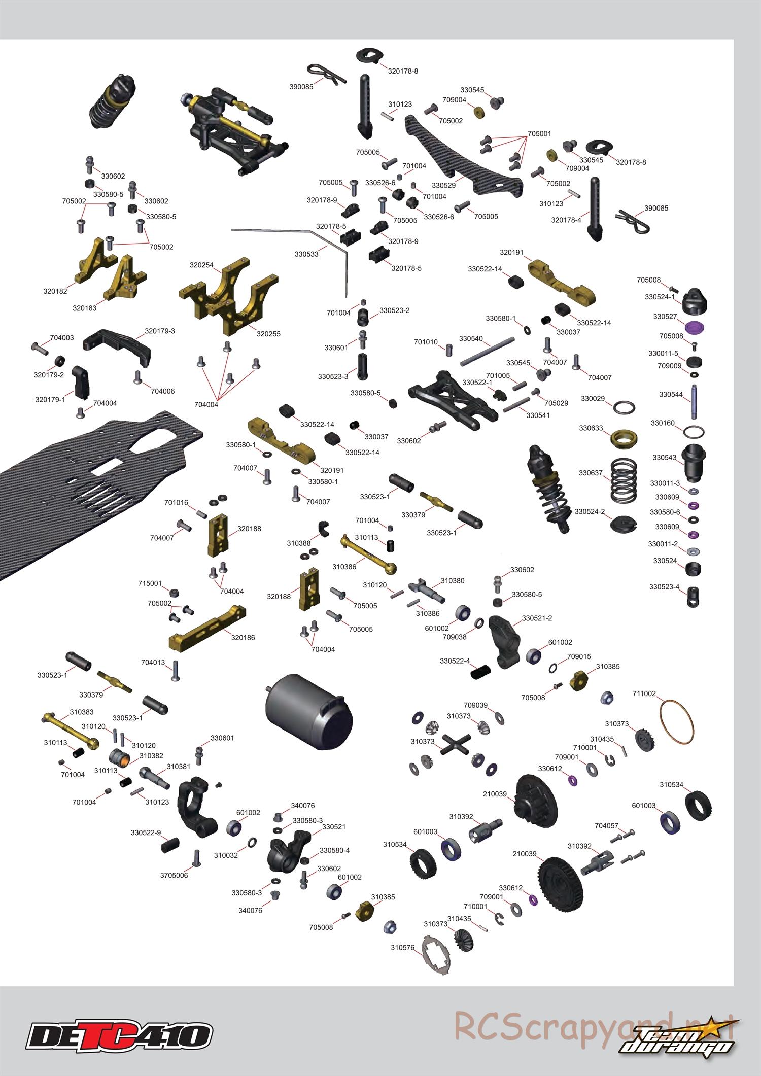 Durango - DETC410 - Exploded View - Parts List - Page 39