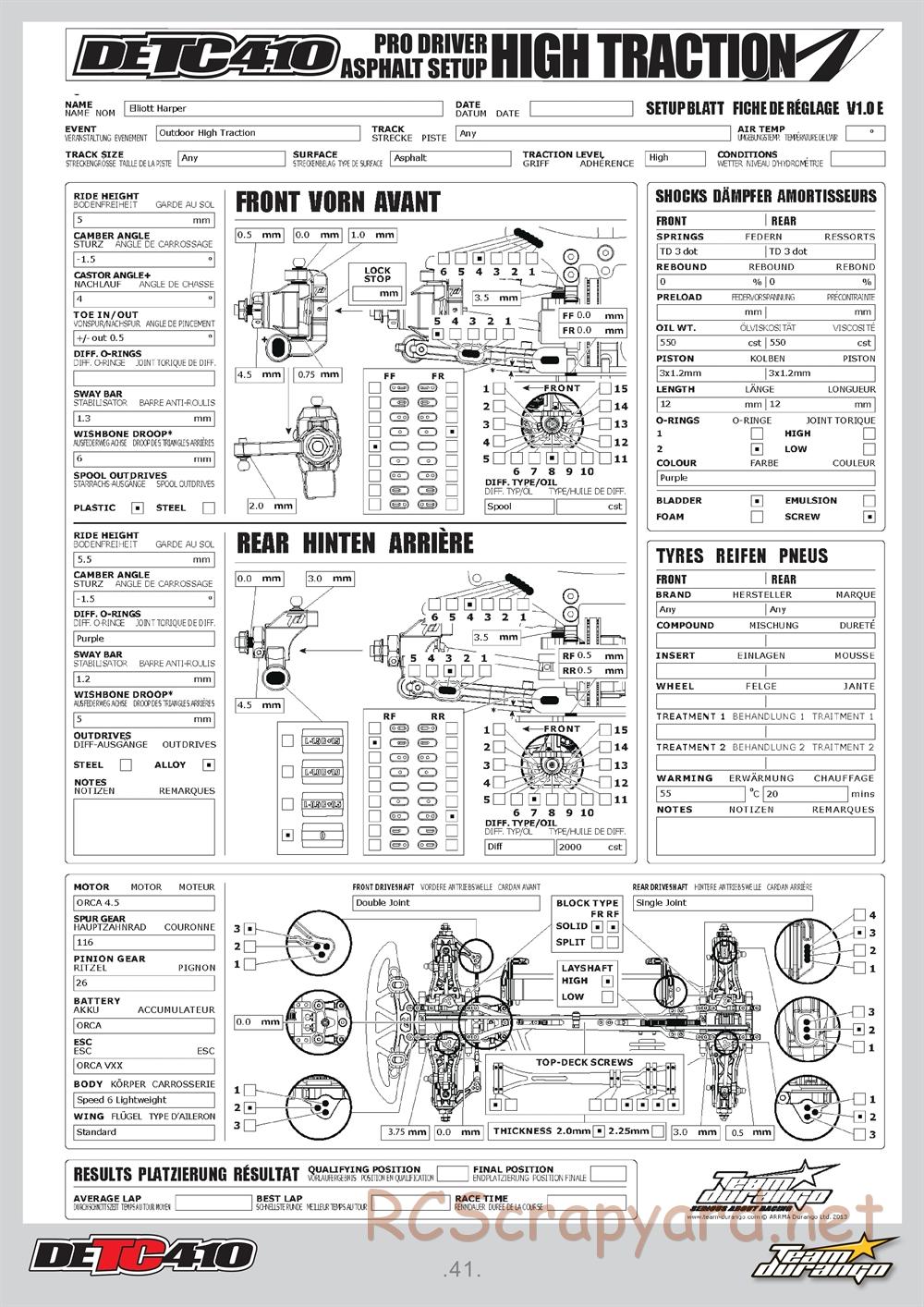 Durango - DETC410 - Manual - Page 41
