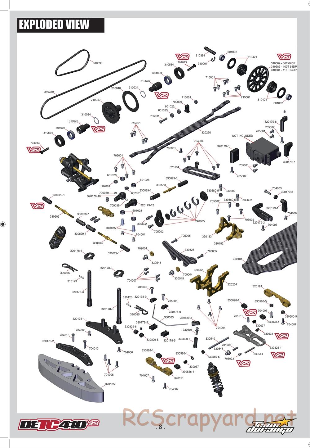 Durango - DETC410 V2 - Exploded View - Page 8