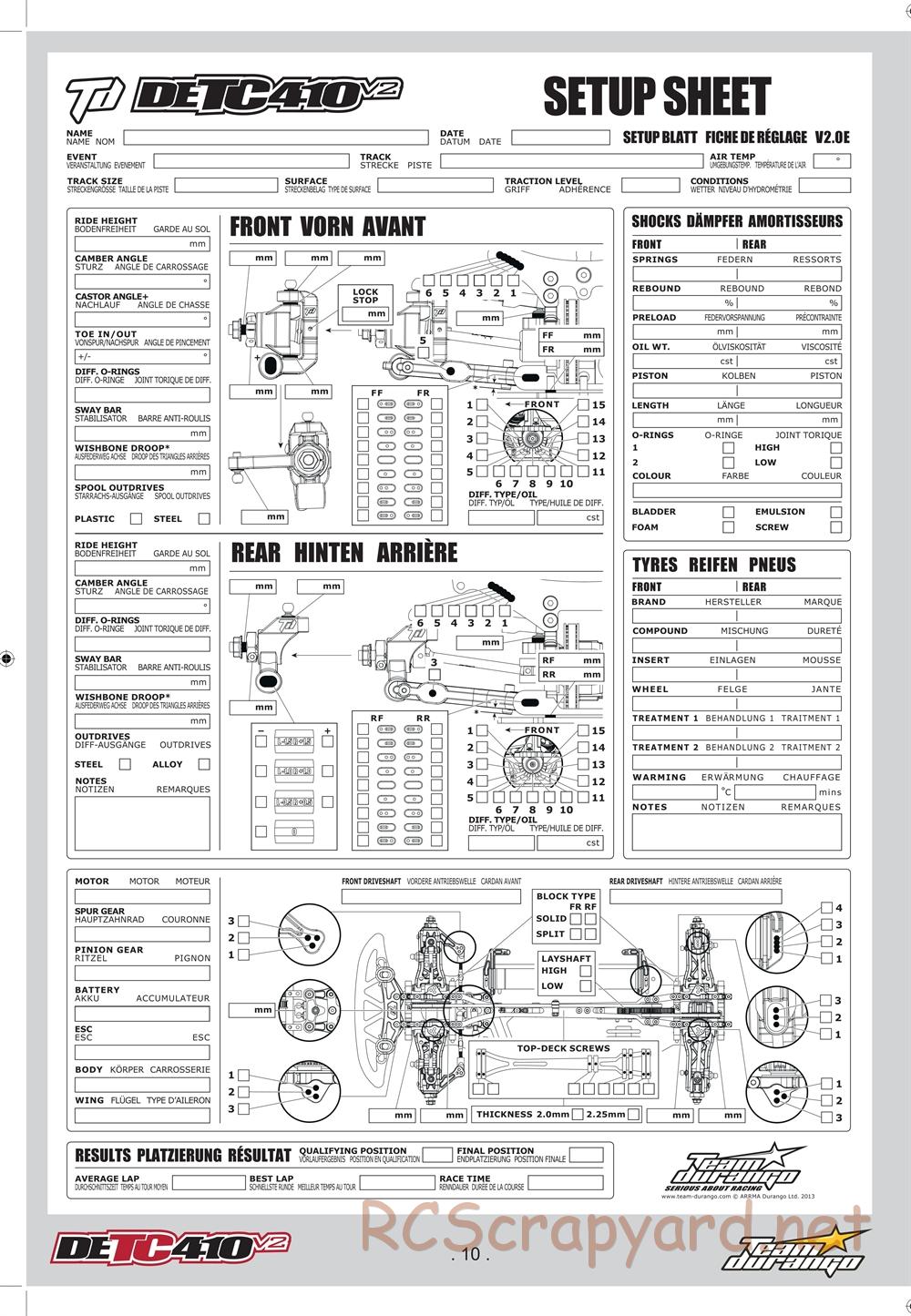Durango - DETC410 V2 - Manual Supplement - Page 10