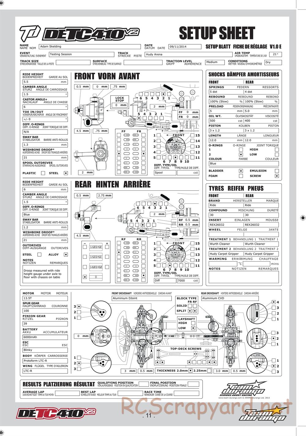 Durango - DETC410 V2 - Manual Supplement - Page 10