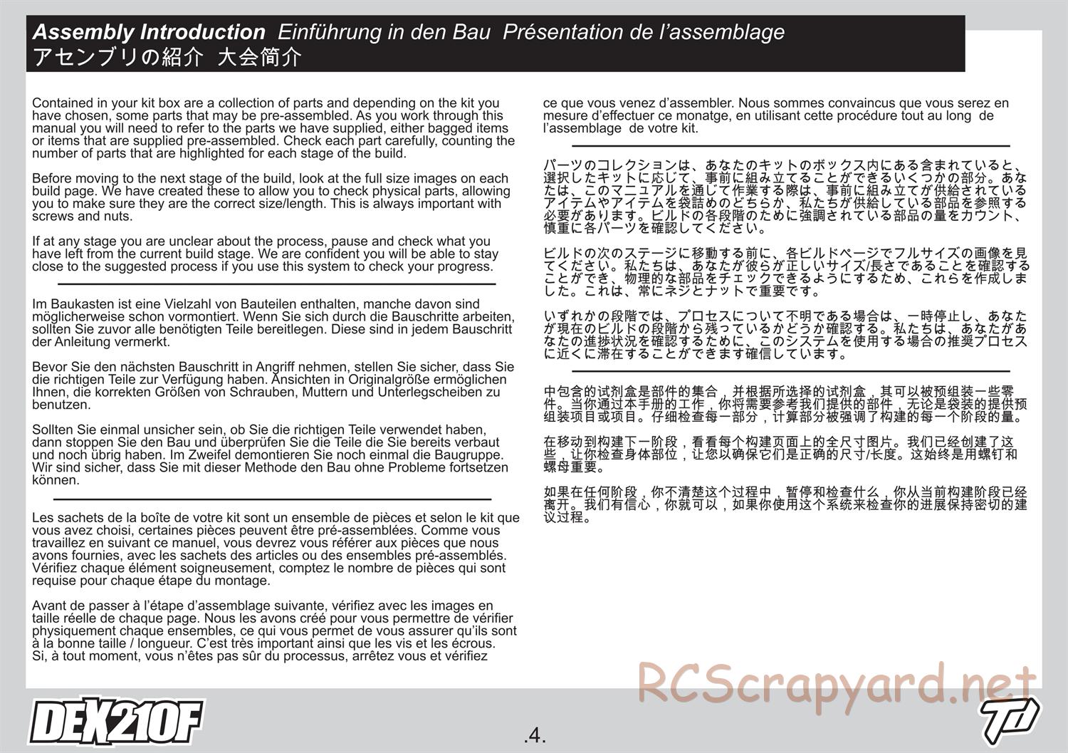Durango - DEX210F - Manual - Page 4