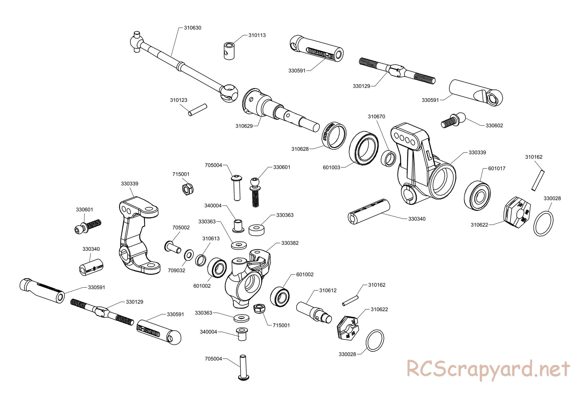Durango - DEX210F - Exploded View with Part Numbers - Page 69