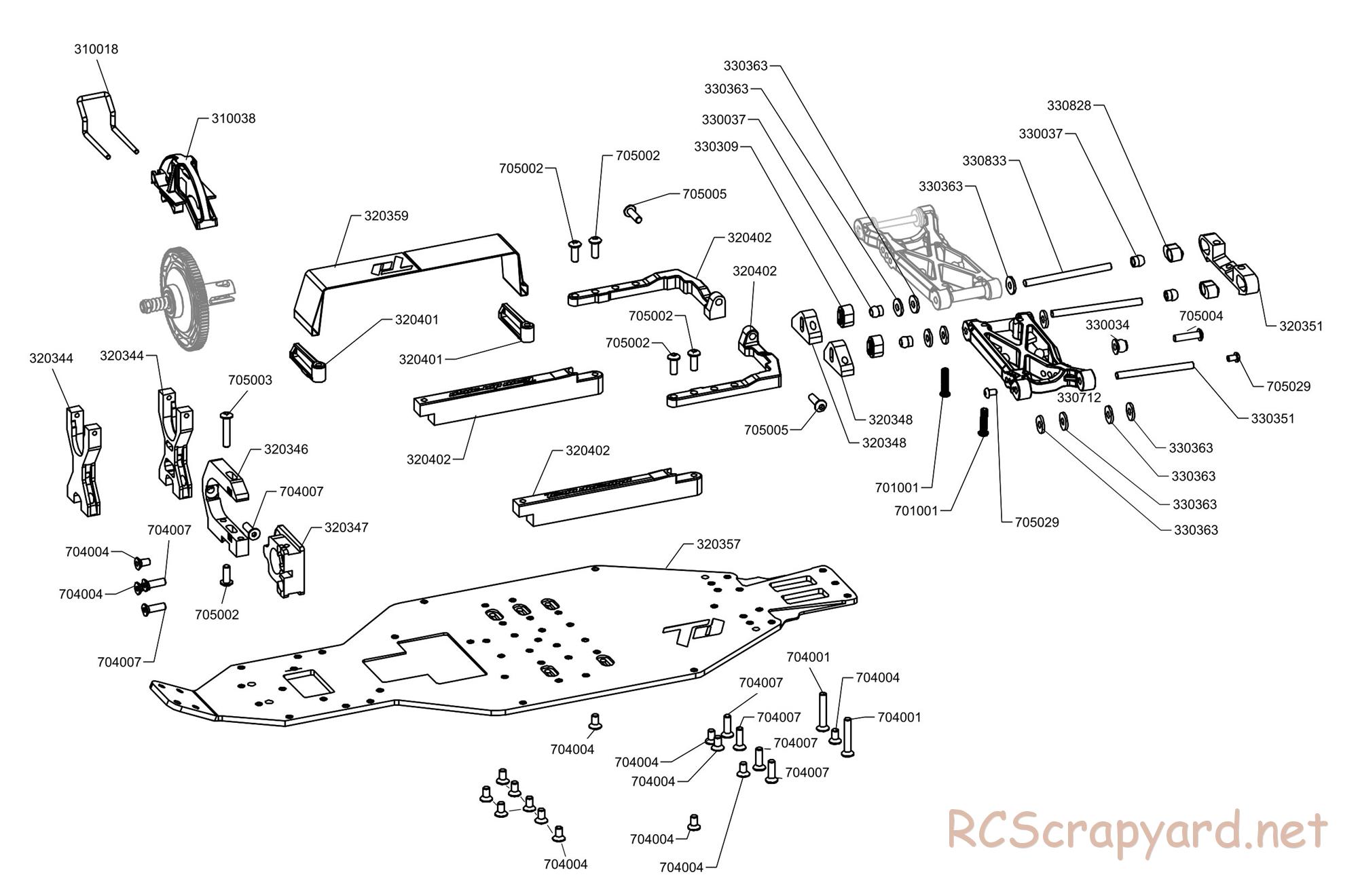 Durango - DEX210F - Exploded View with Part Numbers - Page 71
