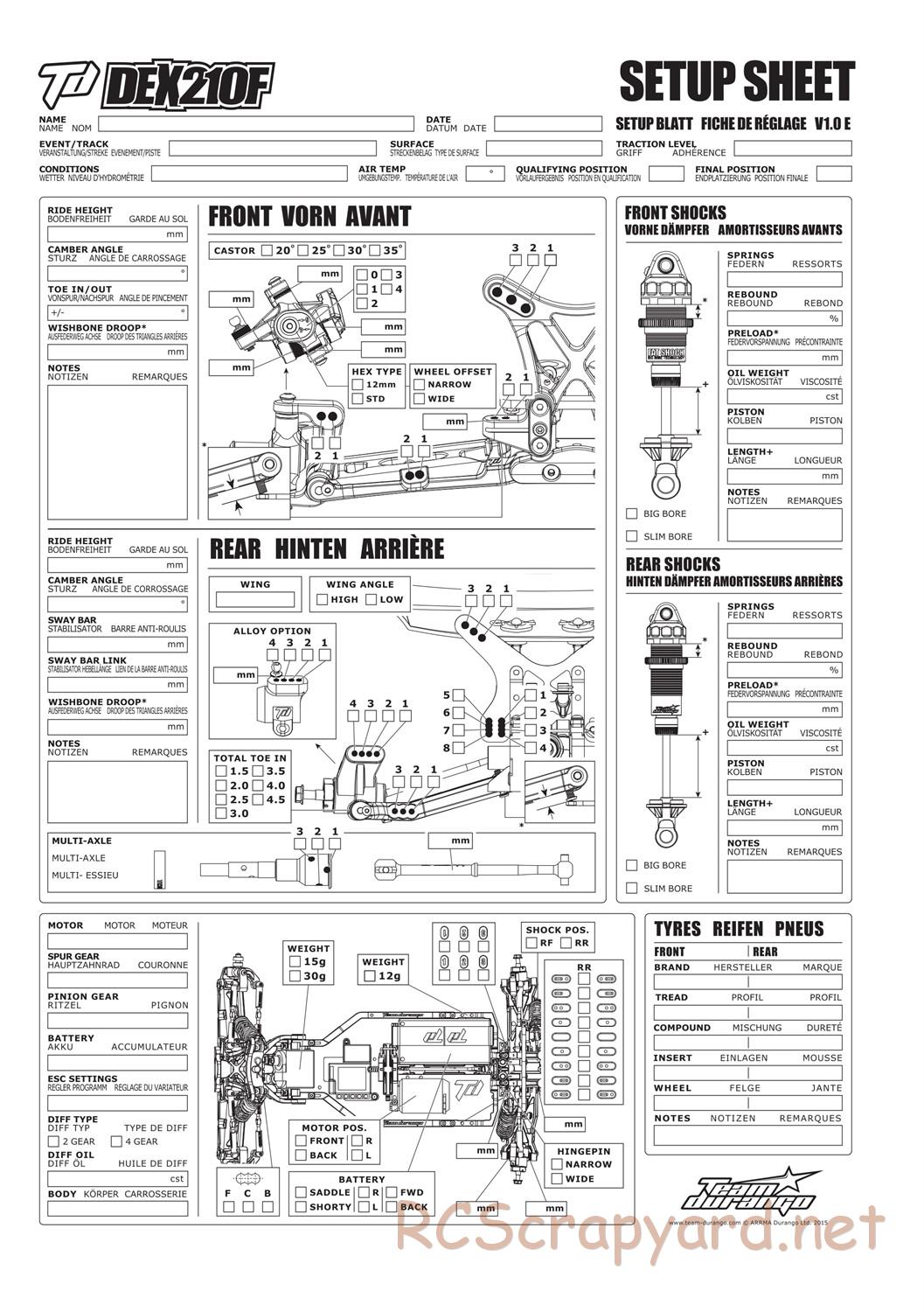 Durango - DEX210F - Manual - Page 78