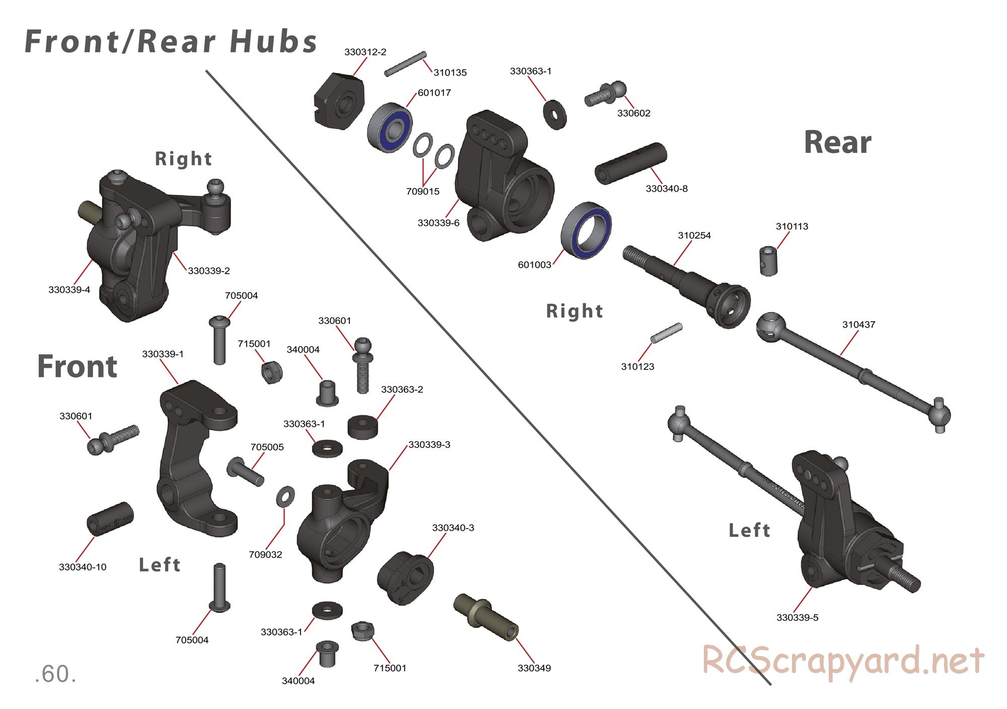 Durango - DEX210 V3 - Exploded View - Parts List - Page 60