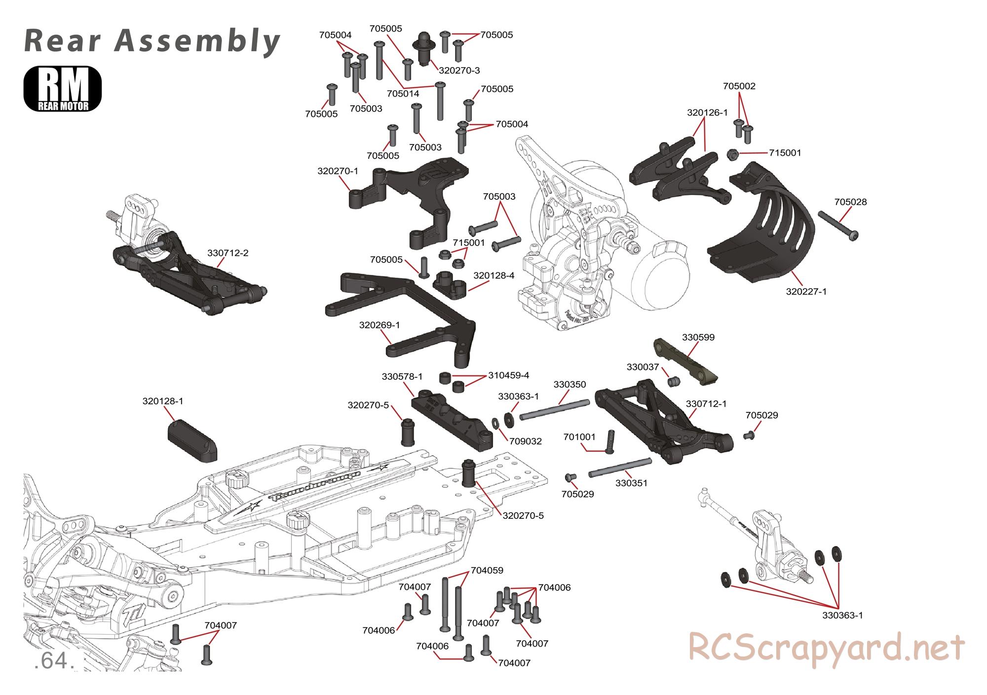 Durango - DEX210 V3 - Exploded View - Parts List - Page 64