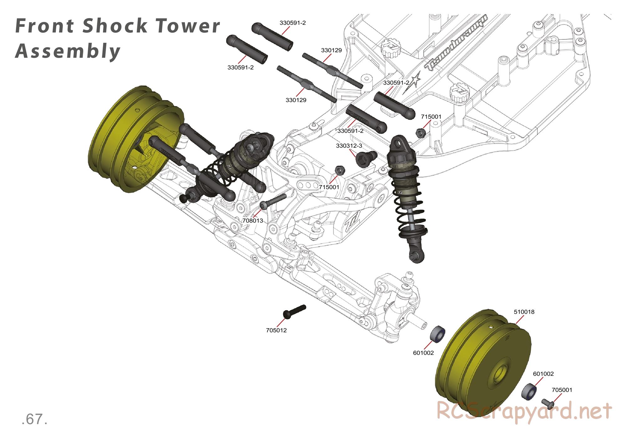 Durango - DEX210 V3 - Exploded View - Parts List - Page 67