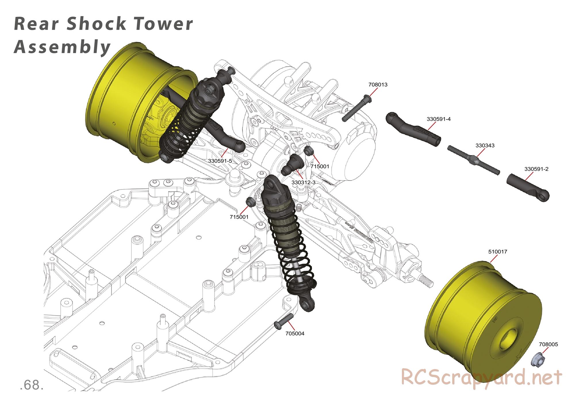 Durango - DEX210 V3 - Exploded View - Parts List - Page 68