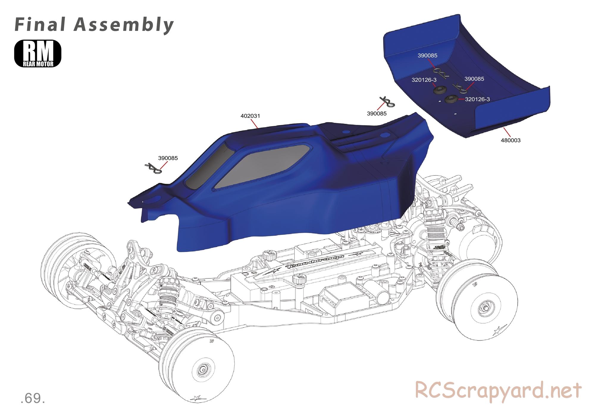 Durango - DEX210 V3 - Exploded View - Parts List - Page 69