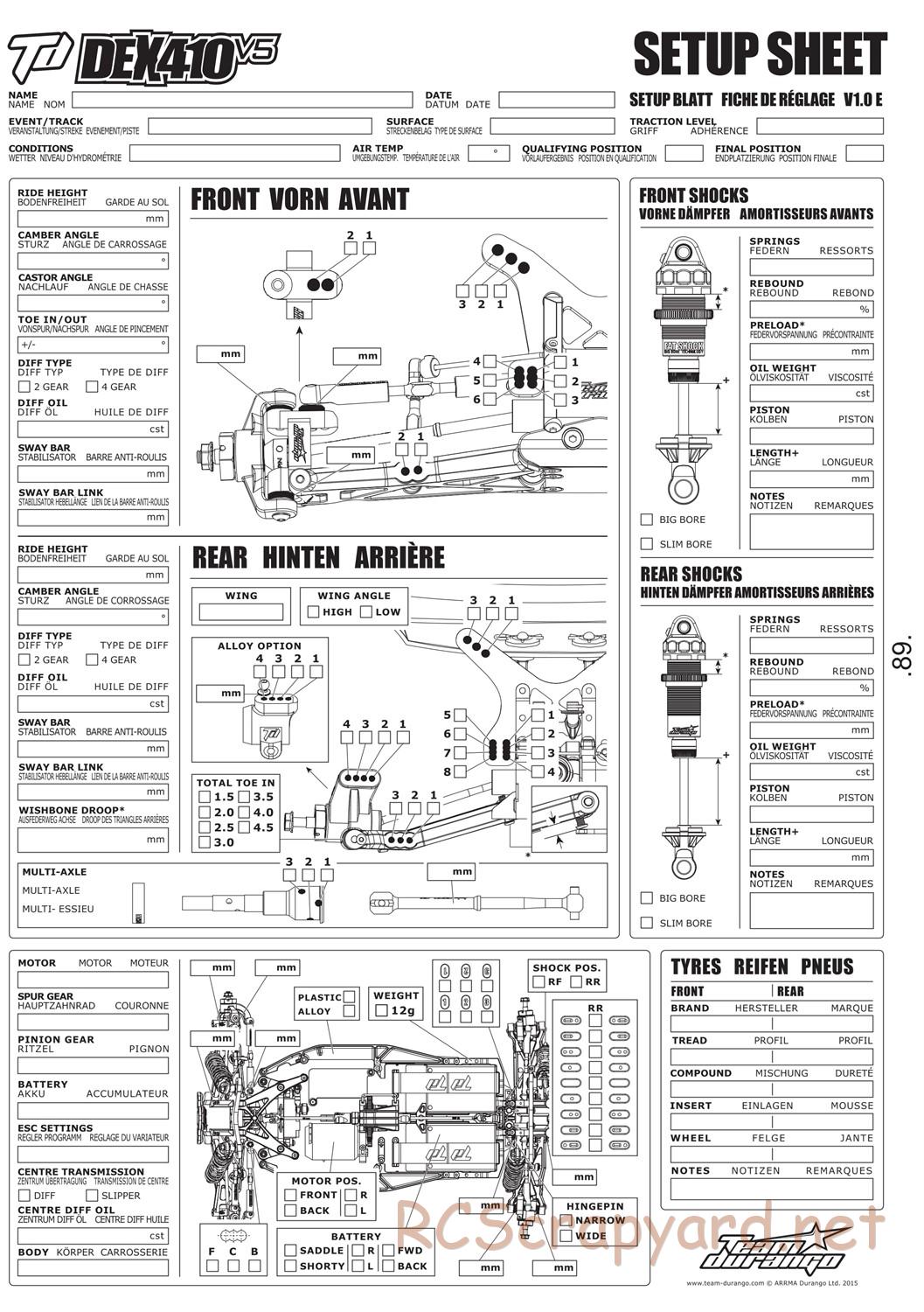 Durango - DEX410 V5 - Manual - Page 89
