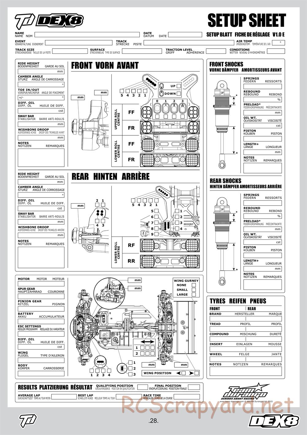 Durango - DEX8 - Manual - Page 28