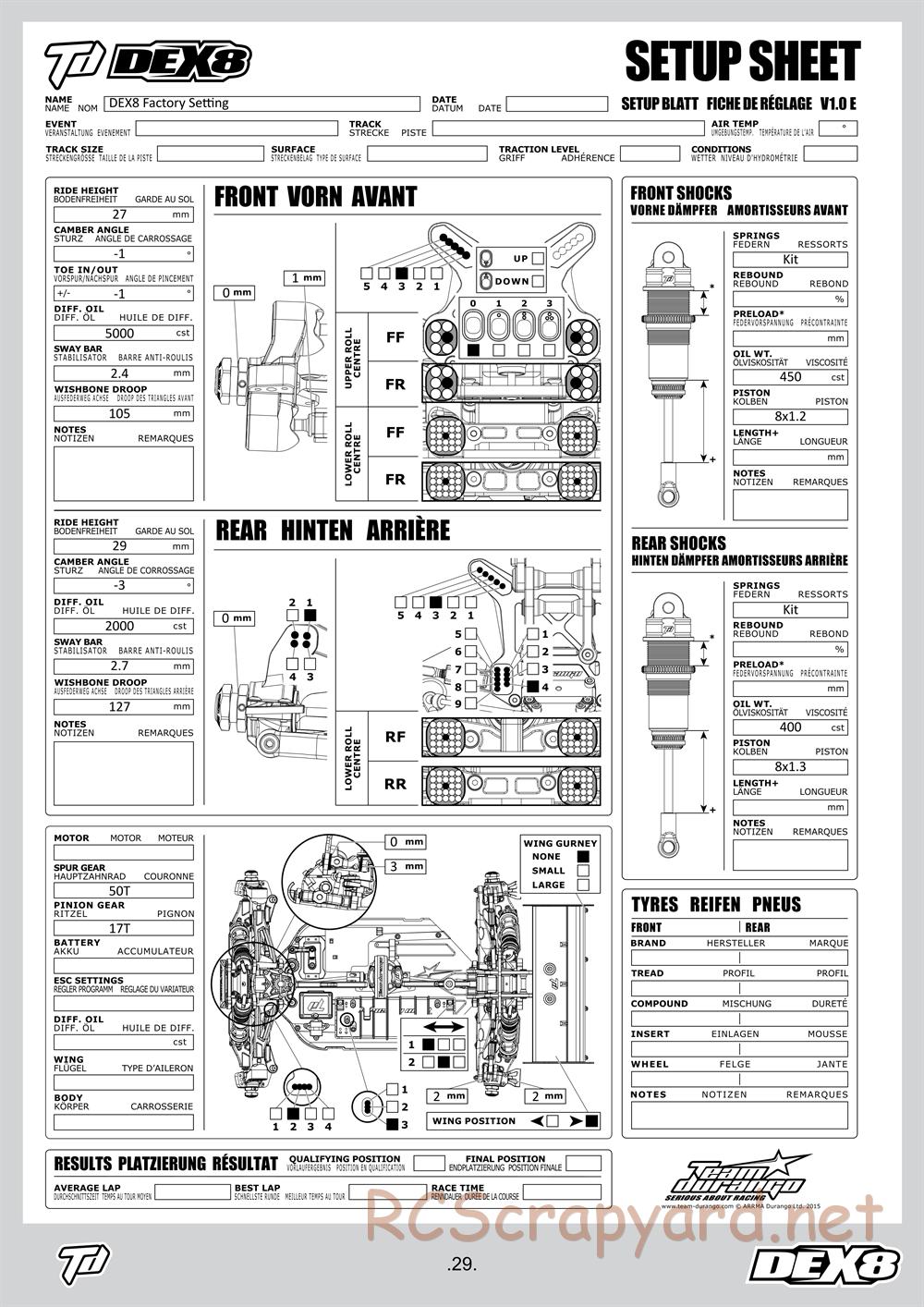 Durango - DEX8 - Manual - Page 29
