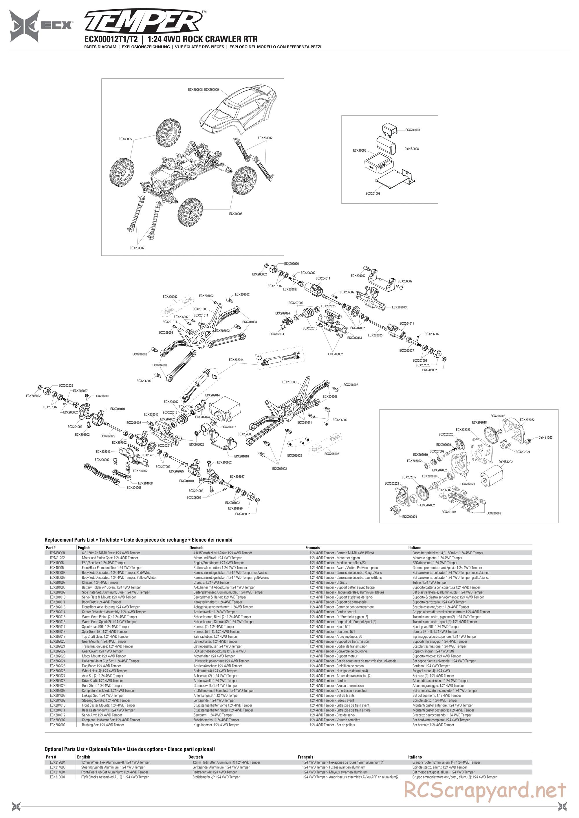 ECX - Temper 4WD - Manual - Page 5