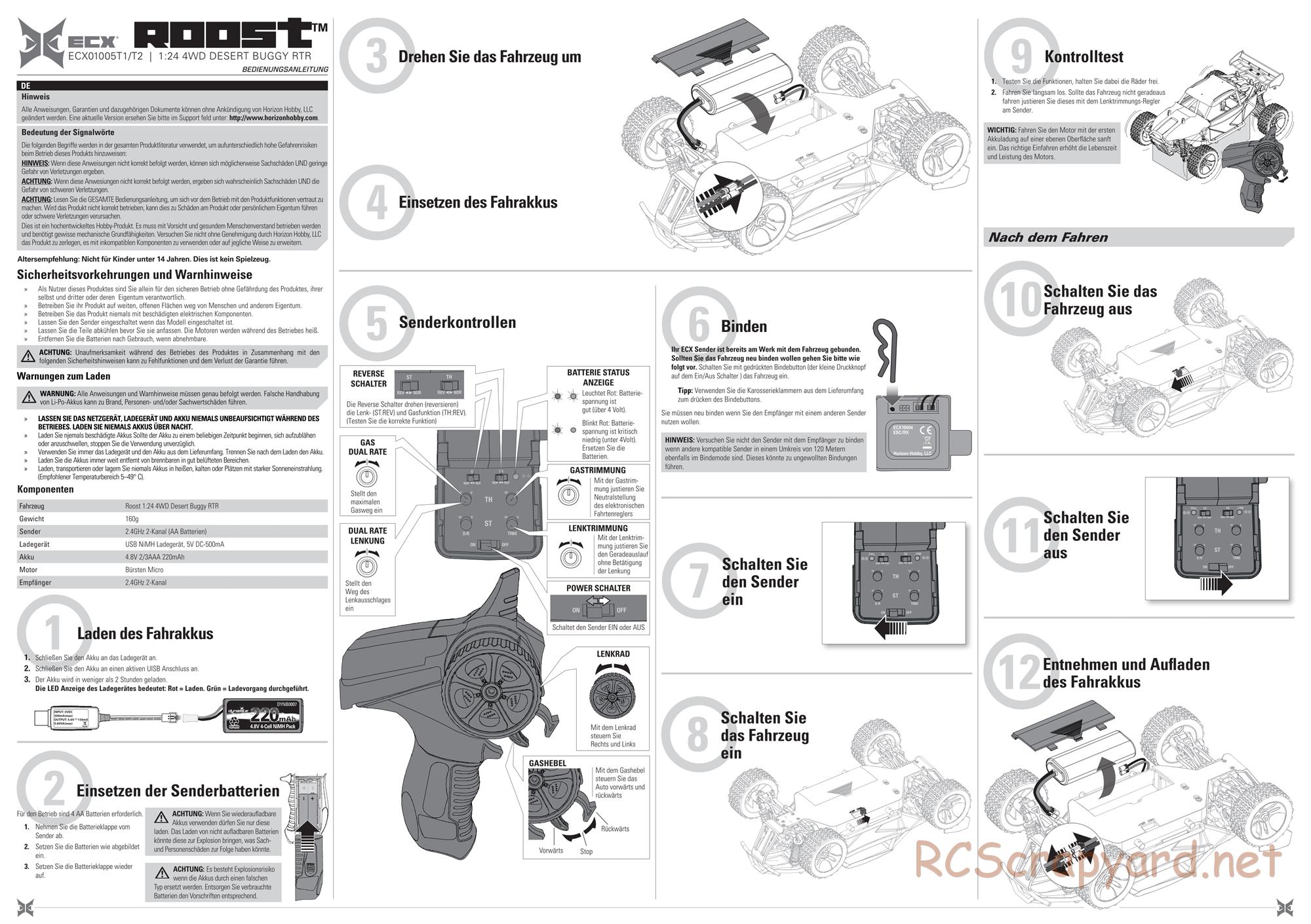 ECX - Roost 4WD - Manual - Page 2