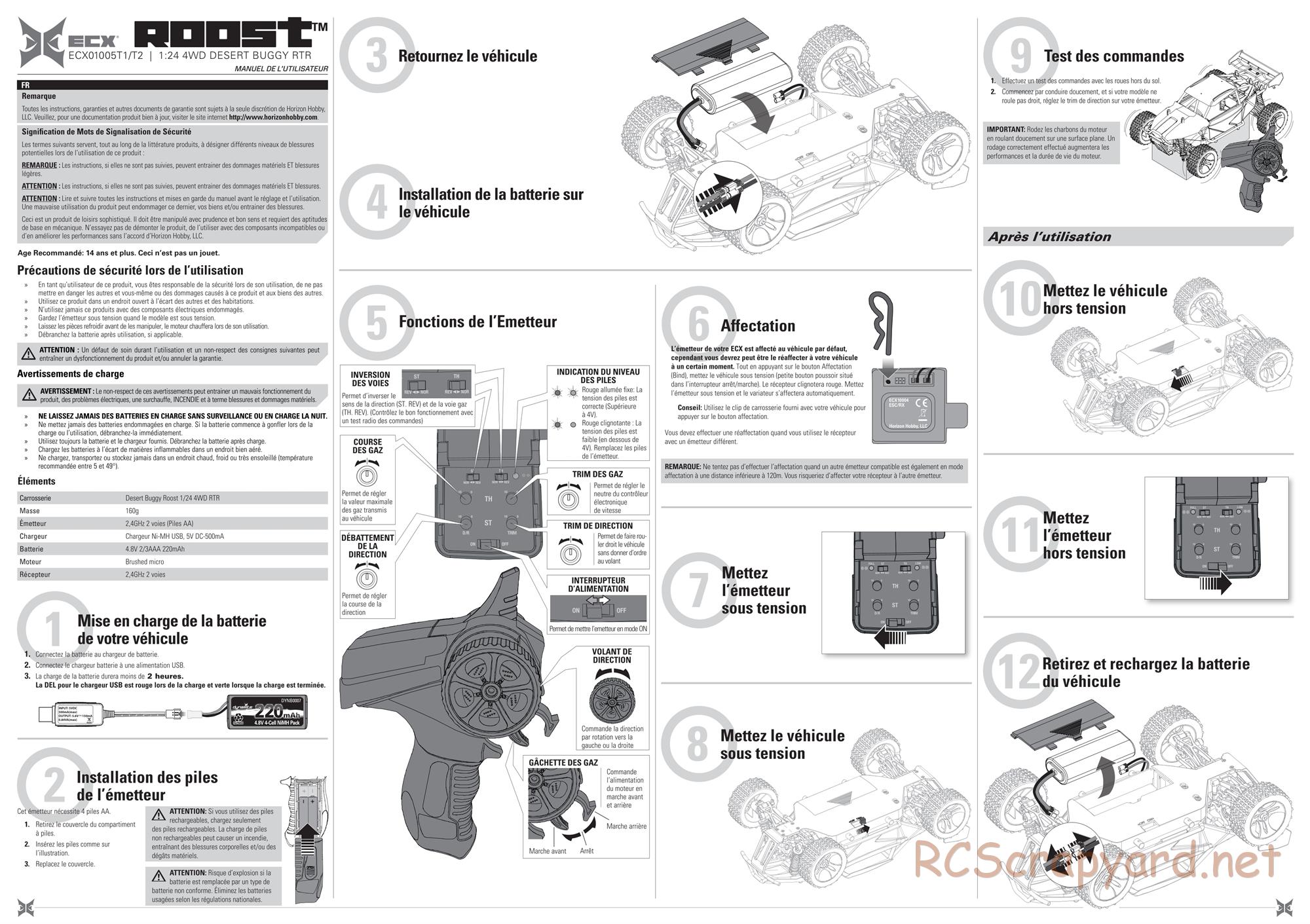 ECX - Roost 4WD - Manual - Page 3