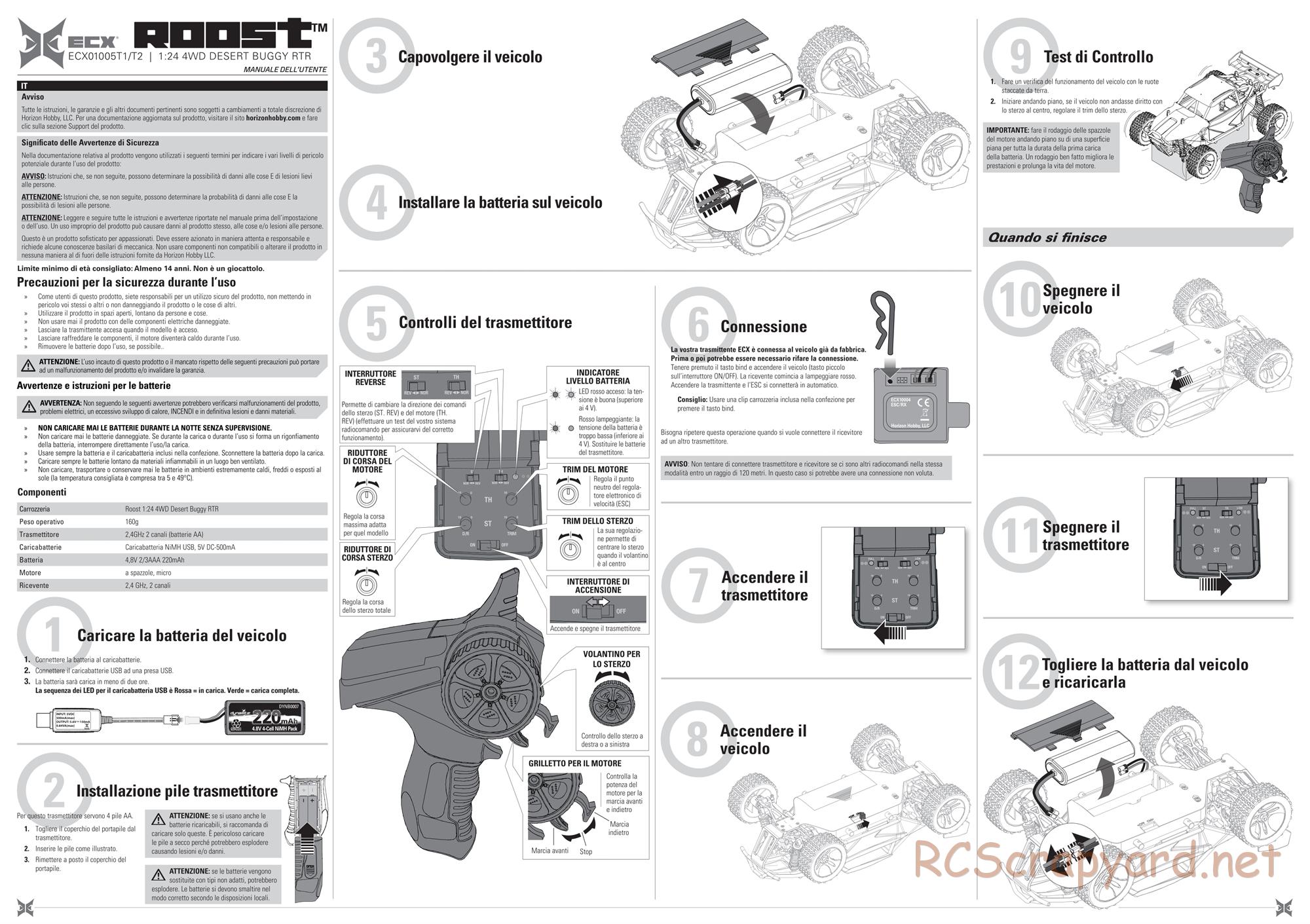 ECX - Roost 4WD - Manual - Page 4