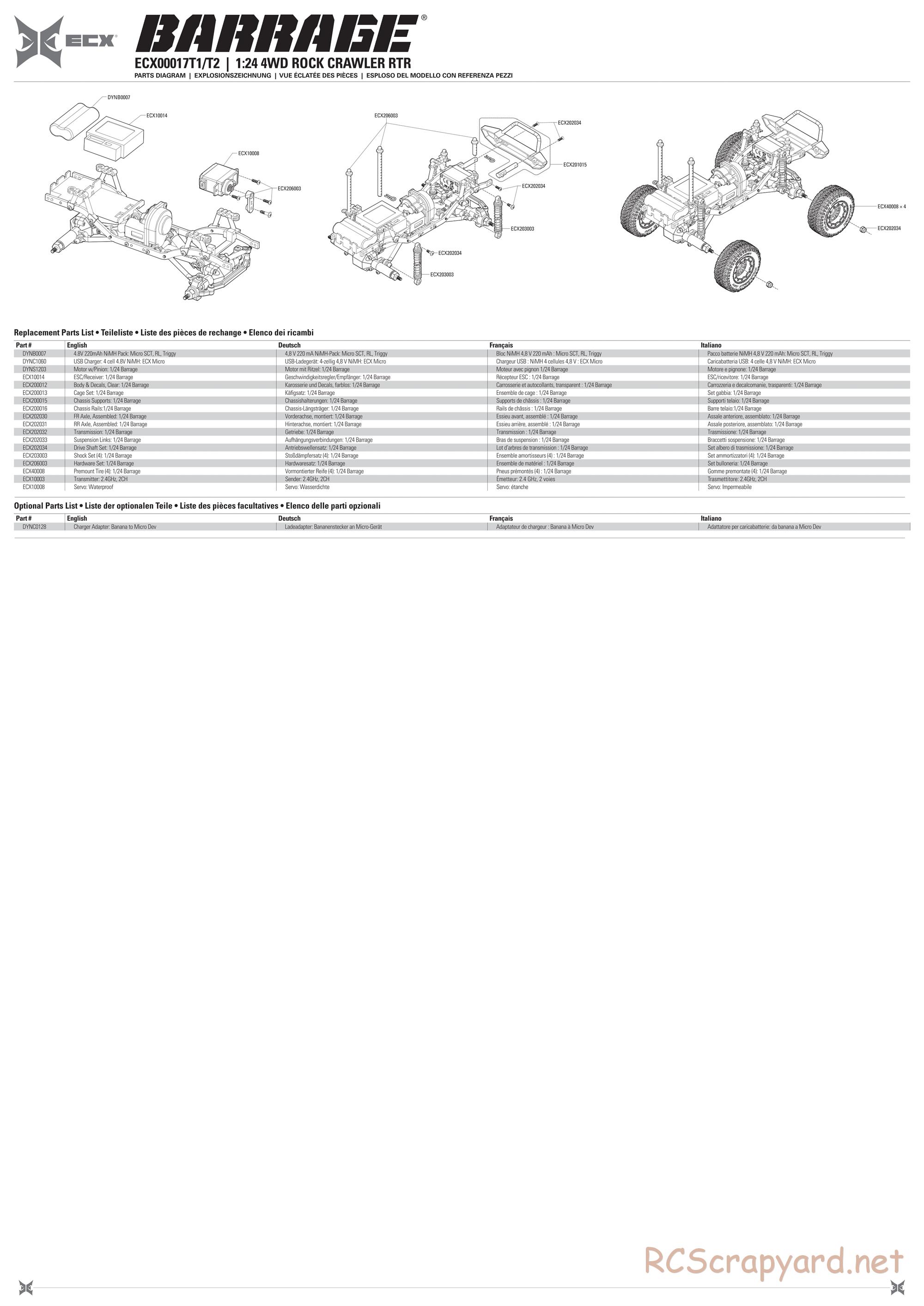 ECX - Barrage 4WD - Manual - Page 6