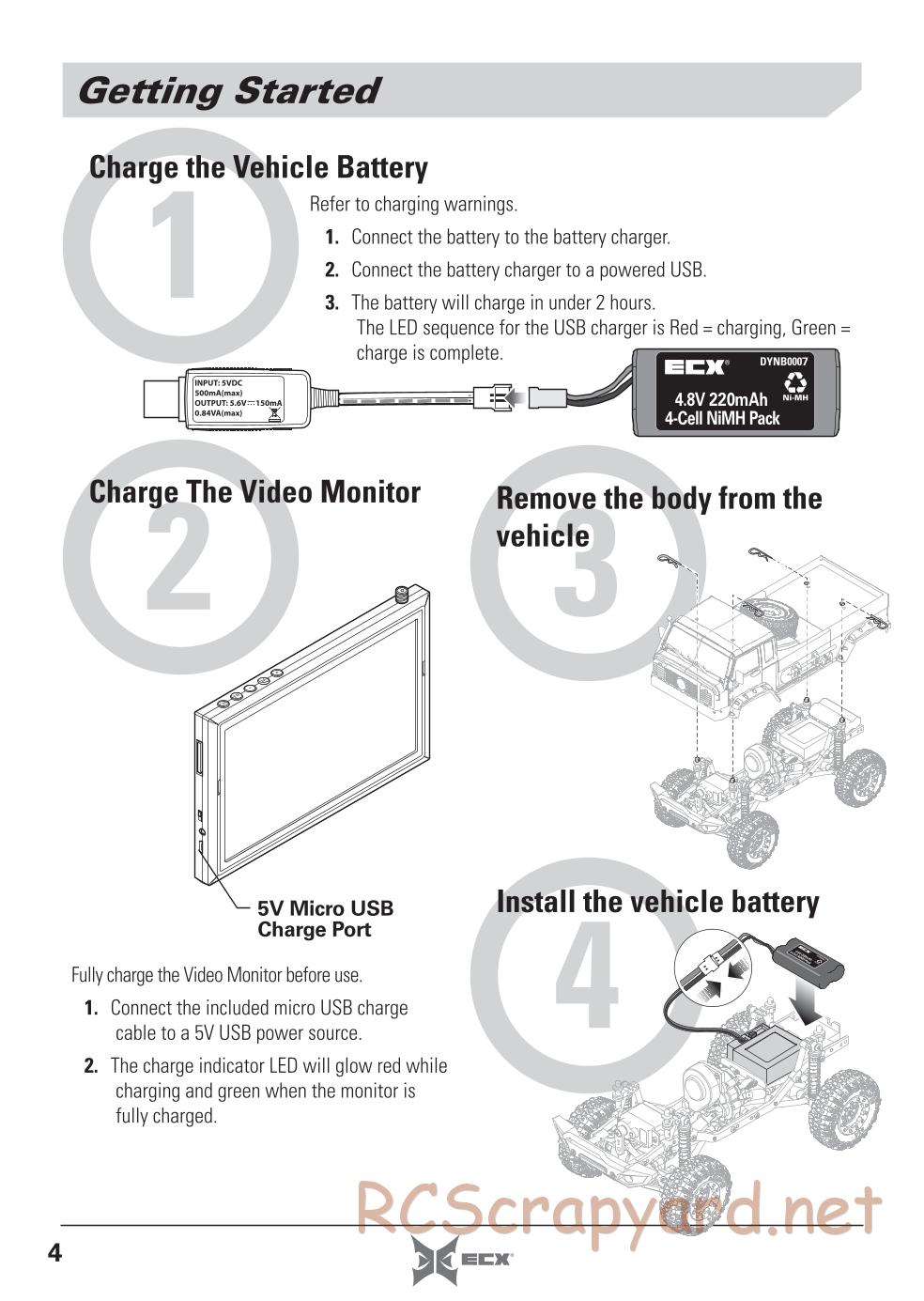 ECX - Barrage UV 4WD - Manual - Page 4