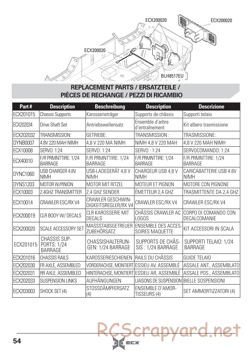ECX - Barrage UV 4WD - Manual - Page 19