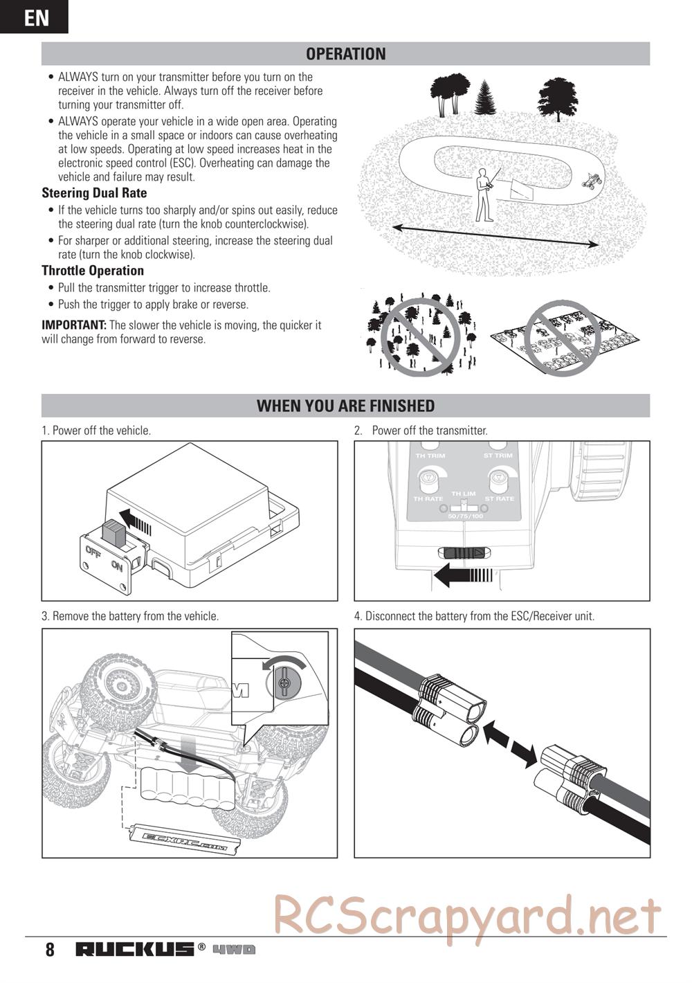 ECX - Ruckus 4WD - Manual - Page 8