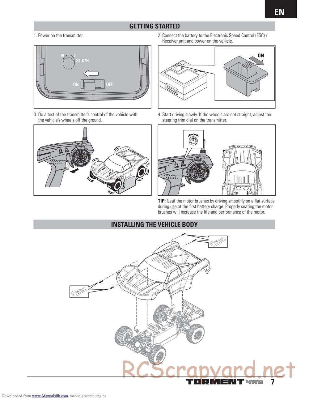 ECX - Torment 4WD (2013) - Manual - Page 7