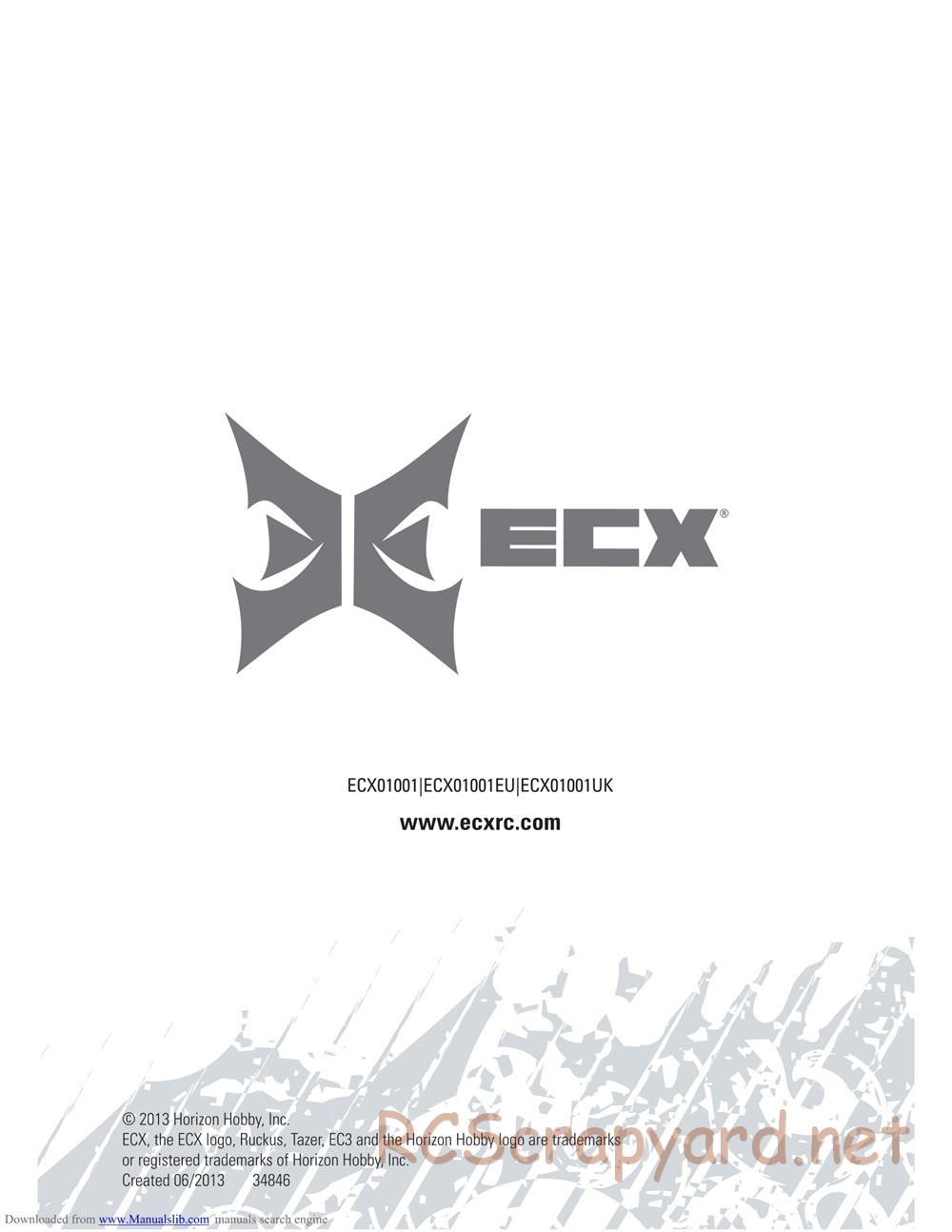 ECX - Torment 4WD (2013) - Manual - Page 17