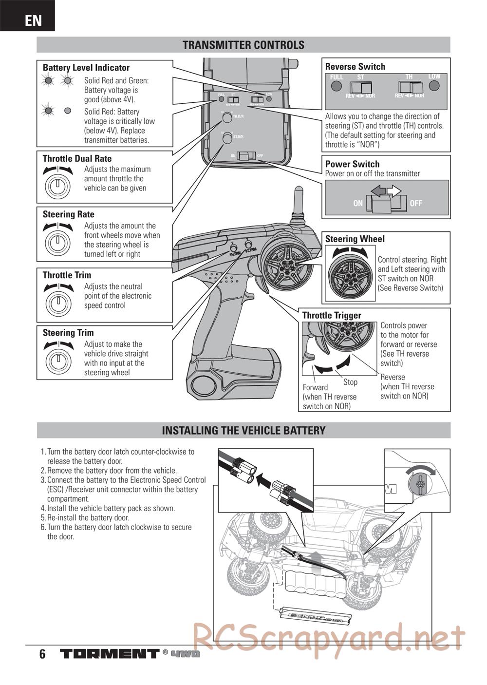 ECX - Torment 4WD - Manual - Page 6
