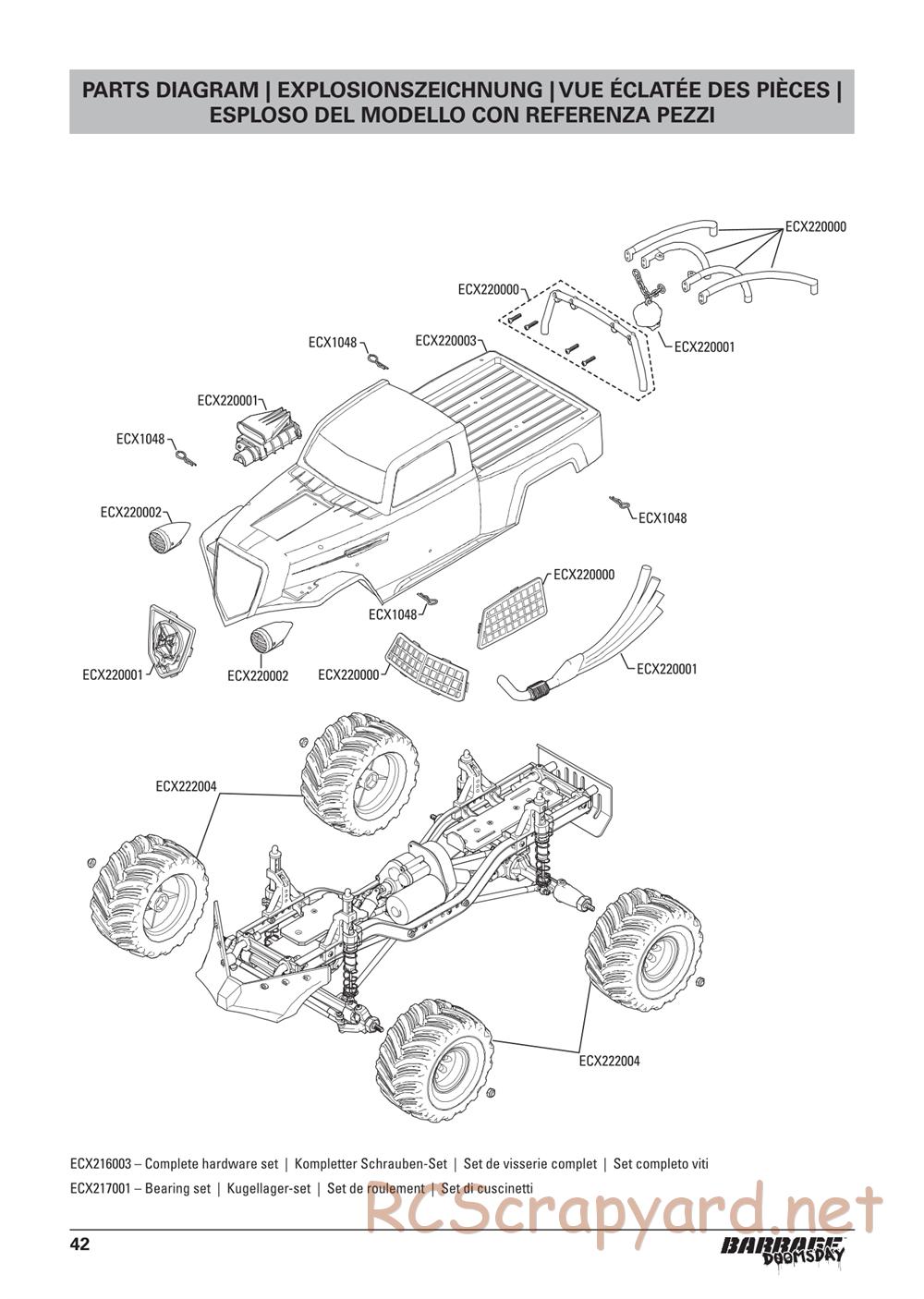 ECX - Barrage Gen2 Doomsday 1.9 4WD - Manual - Page 14