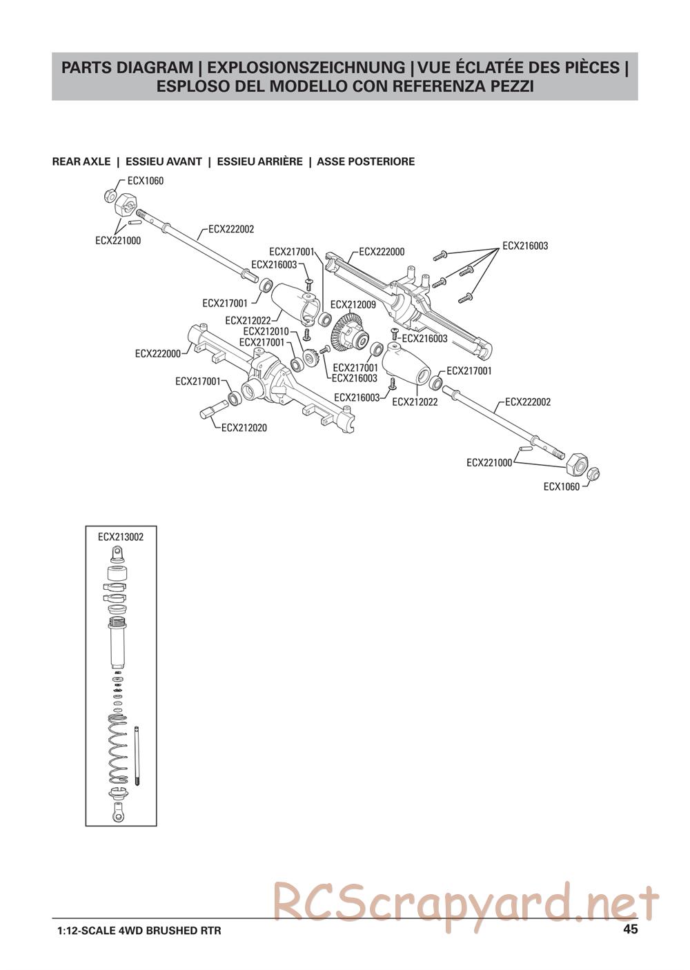 ECX - Barrage Gen2 Doomsday 1.9 4WD - Manual - Page 17