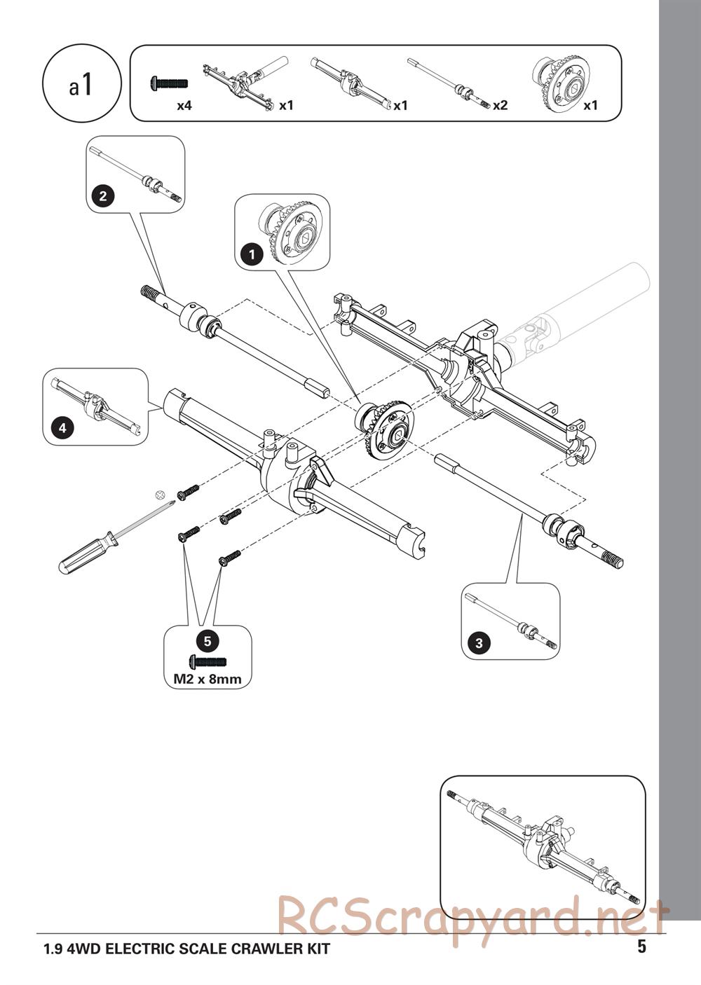 ECX - Barrage 1.9 Class 4WD Kit - Manual - Page 5