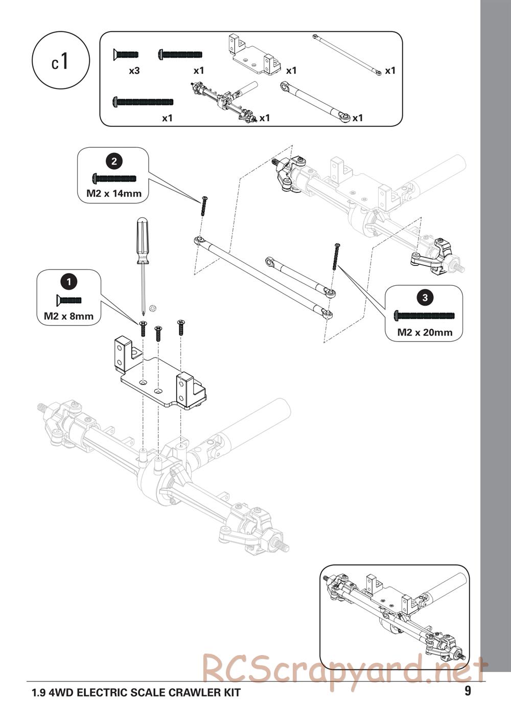 ECX - Barrage 1.9 Class 4WD Kit - Manual - Page 9