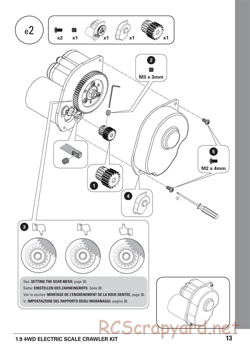 ECX - Barrage 1.9 Class 4WD Kit - Manual - Page 13