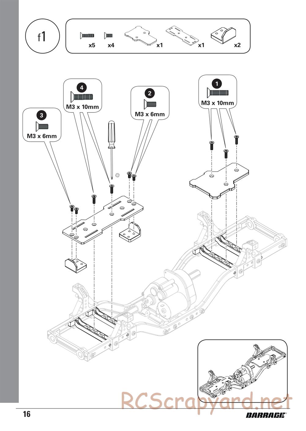 ECX - Barrage 1.9 Class 4WD Kit - Manual - Page 16
