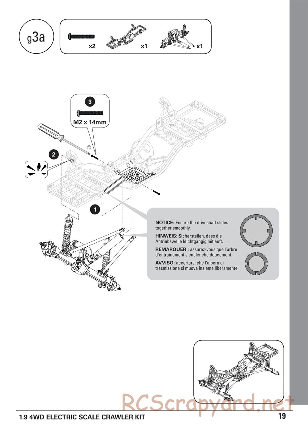 ECX - Barrage 1.9 Class 4WD Kit - Manual - Page 19