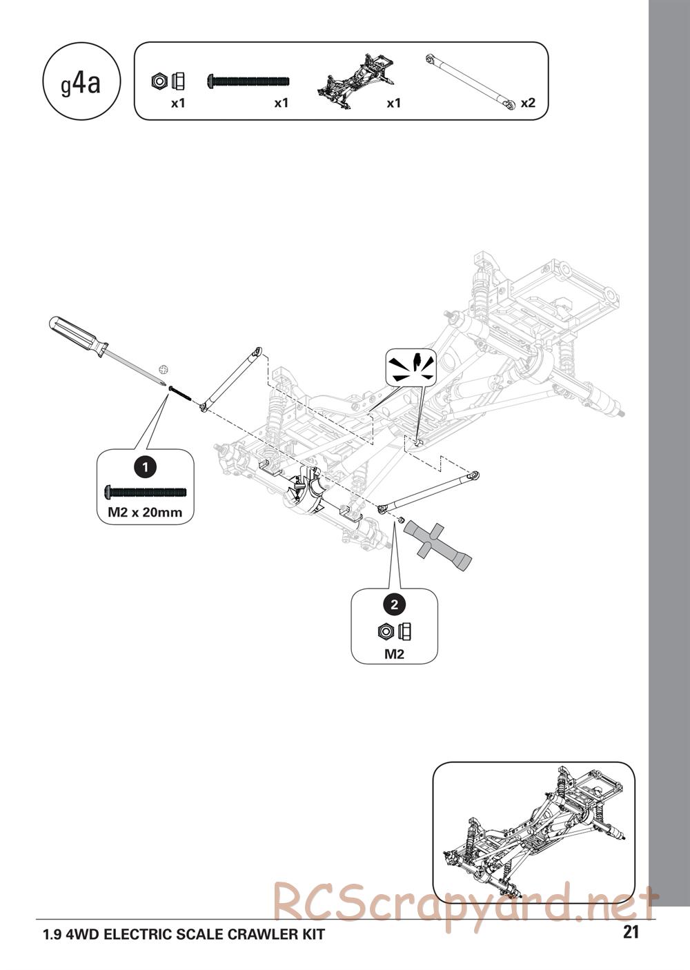 ECX - Barrage 1.9 Class 4WD Kit - Manual - Page 21