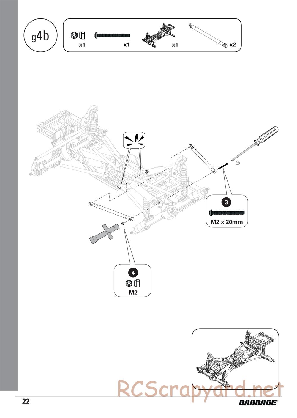 ECX - Barrage 1.9 Class 4WD Kit - Manual - Page 22