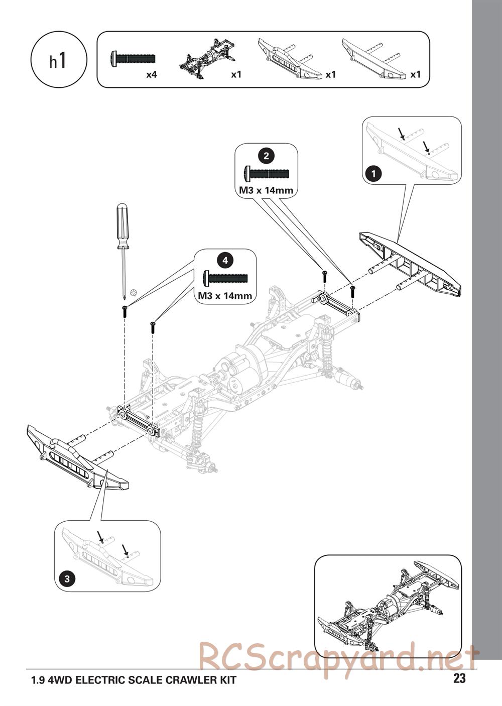 ECX - Barrage 1.9 Class 4WD Kit - Manual - Page 23
