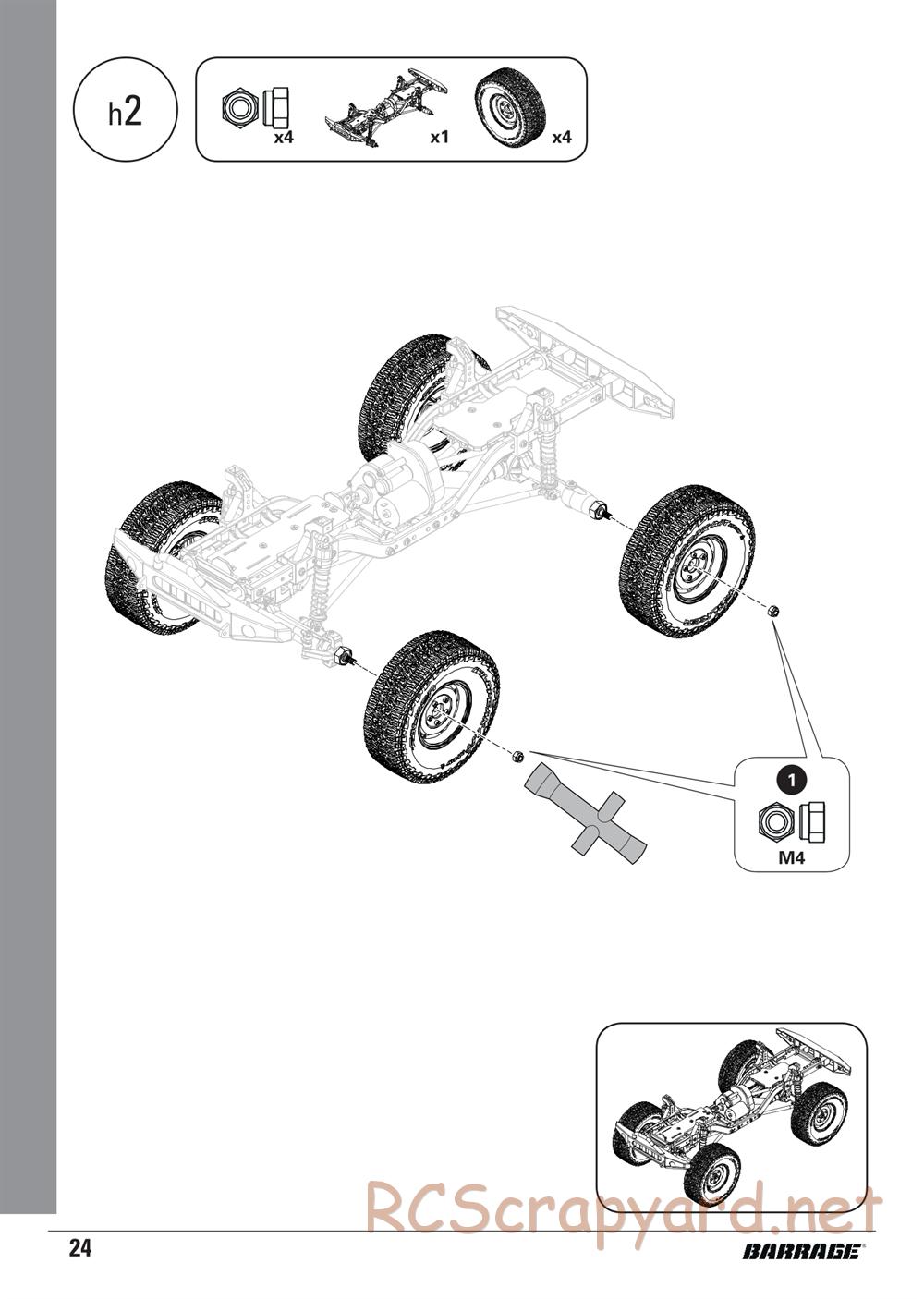 ECX - Barrage 1.9 Class 4WD Kit - Manual - Page 24