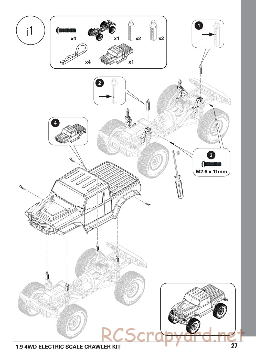 ECX - Barrage 1.9 Class 4WD Kit - Manual - Page 27