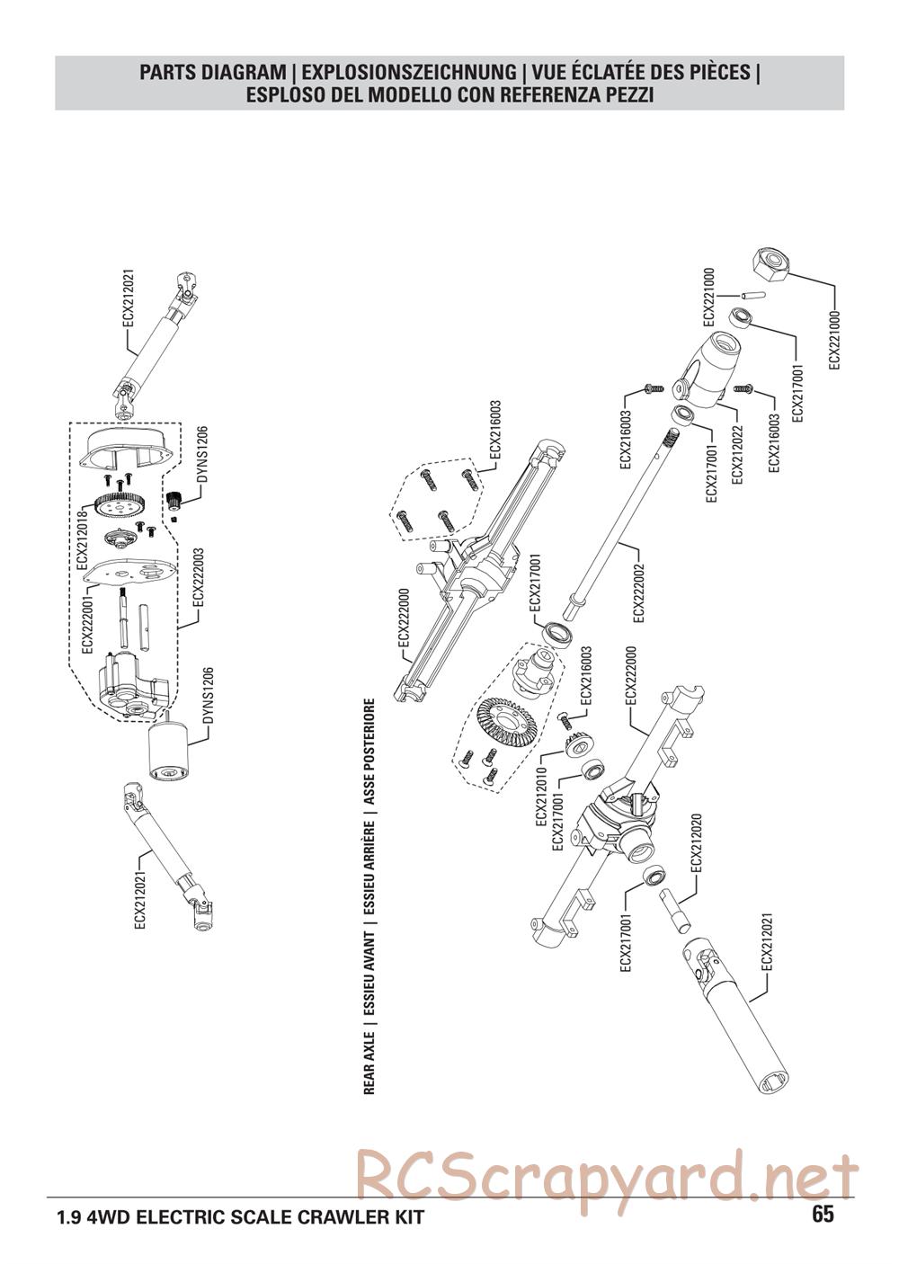 ECX - Barrage 1.9 Class 4WD Kit - Manual - Page 39