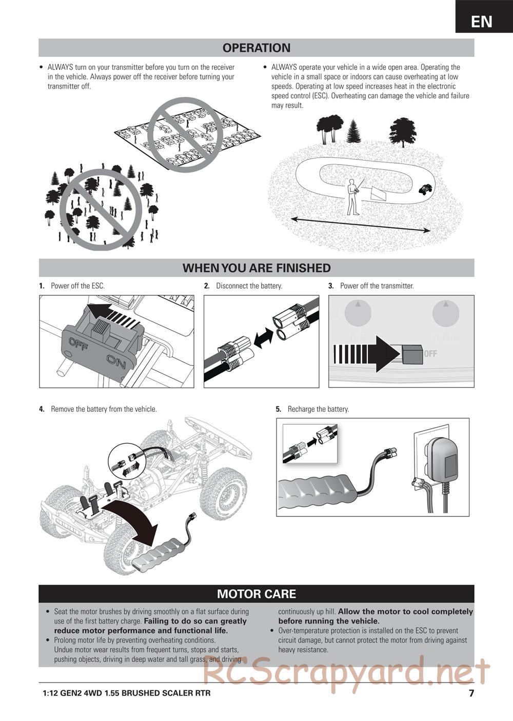 ECX - Barrage Gen2 1.55 Class 4WD - Manual - Page 7