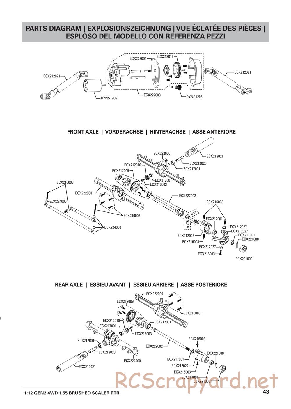 ECX - Barrage Gen2 1.55 Class 4WD - Manual - Page 15
