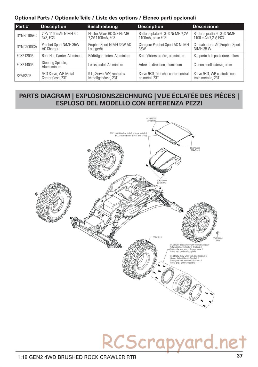 ECX - Temper Gen-2 4WD - Manual - Page 12